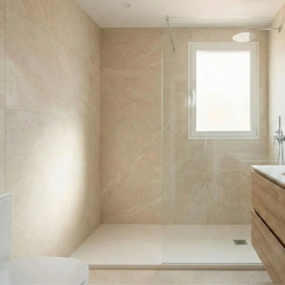 Baño Contemporáneo - Reforma Parcial en Paterna